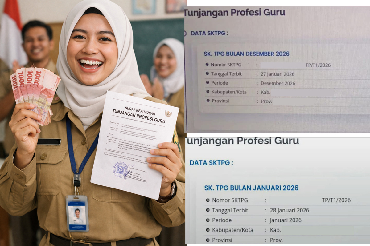 1 SKTP 20-31 Januari Terbit, Syarat Lengkap Guru agar TPG lulusan PPG 2025 bisa cair