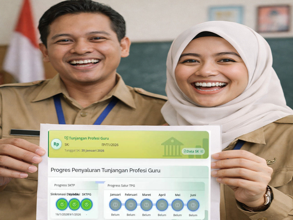 SKTP 20-31 Januari Terbit,  Arti Validasi Hijau dan SKTP Hijau Bagi Guru Dalam Progres Pencairan TPG Bulanan