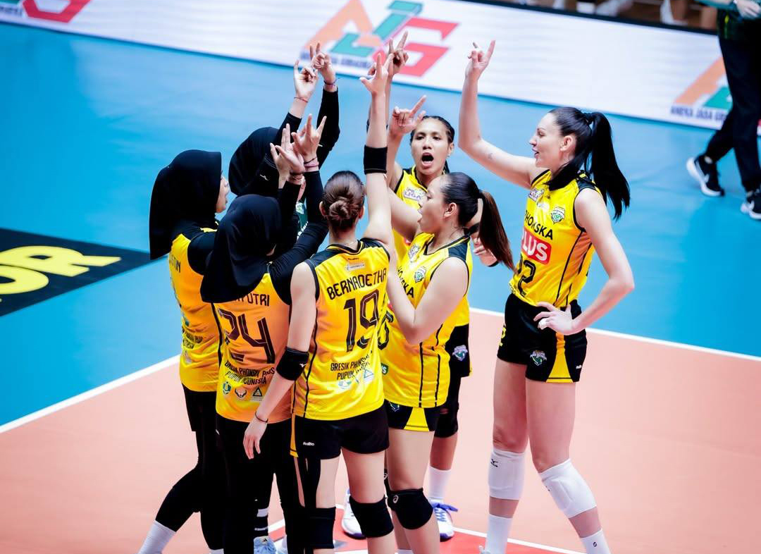 Gresik Petrokimia Pupuk Indonesia nyaman di puncak klasemen sementara Proliga 2026 dengan 20 poin dari tujuh pertandingan.