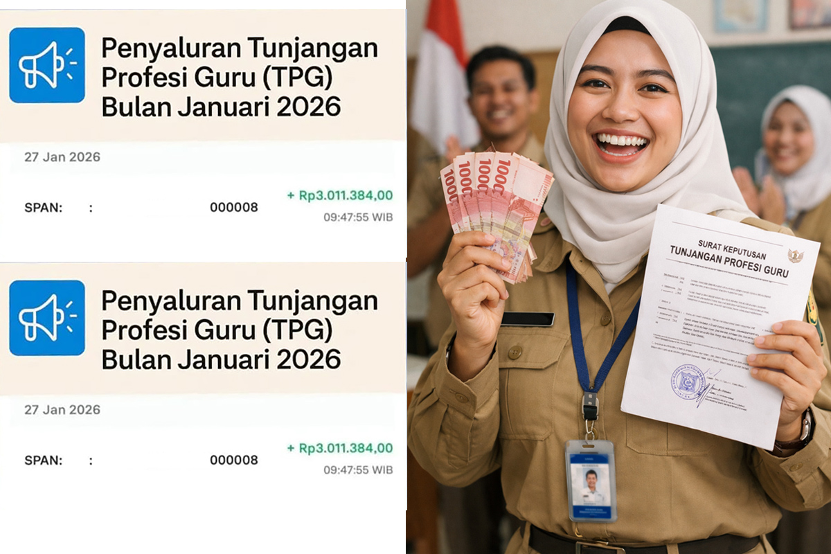 SKTP Februari 2026 Terbit, Potongan TPG 2026 Guru yang Sudah Cair Berapa Persen?