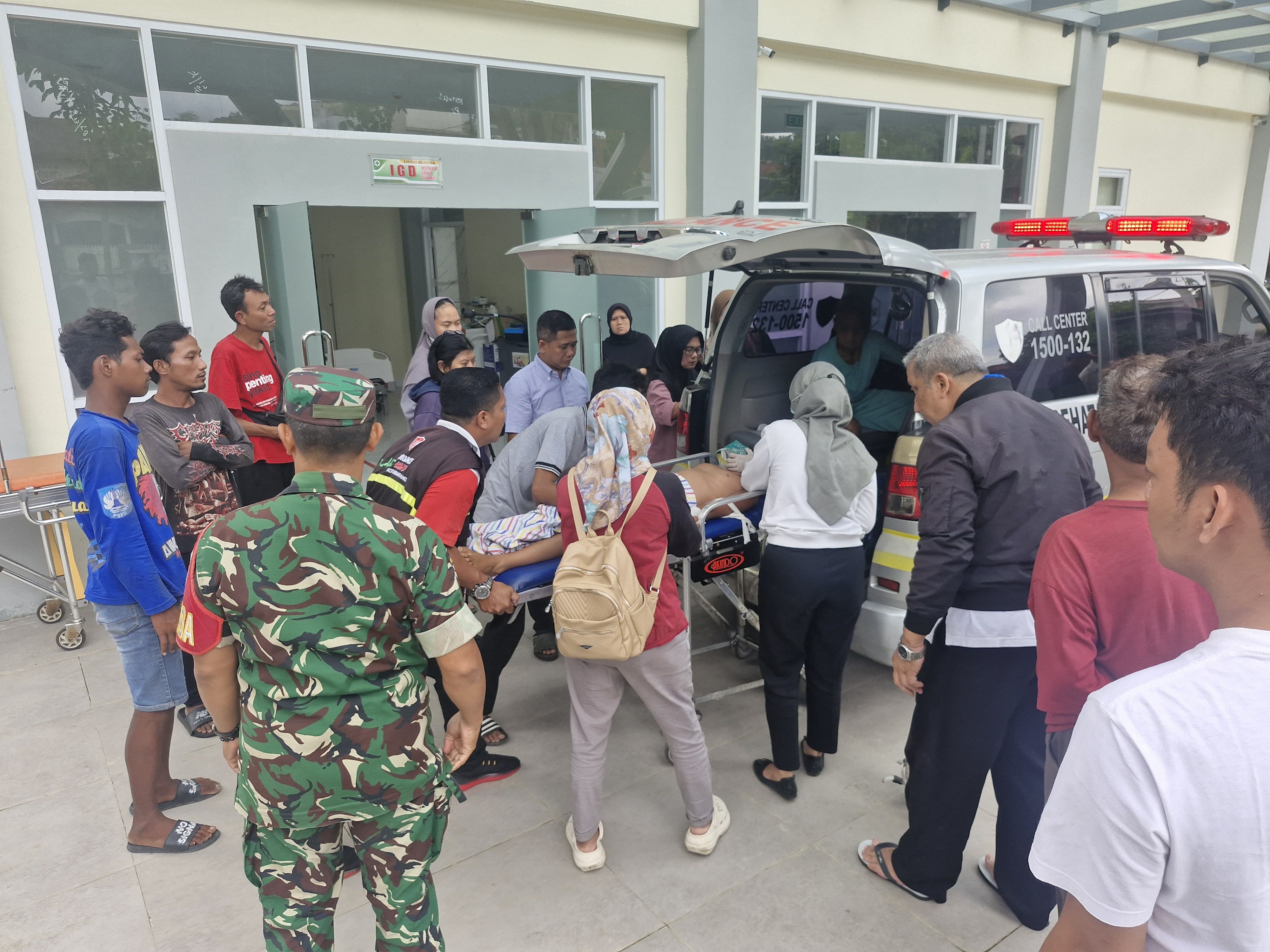 Bocah SD warga Deliksari tenggelam di sungai Kaligarang bahwa jembatan besi Sampangan Semarang