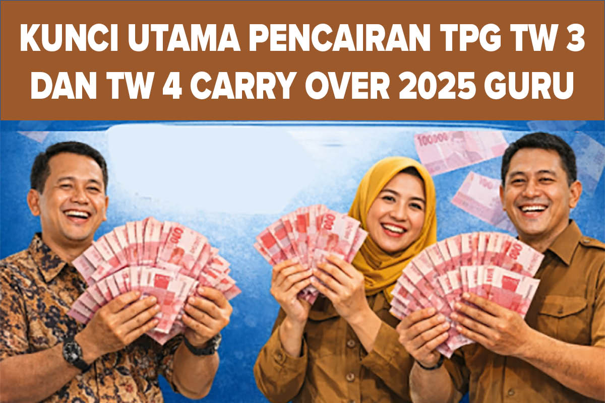 Kunci Utama Pencairan TPG TW 3 dan TW 4 Carry Over 2025 Guru