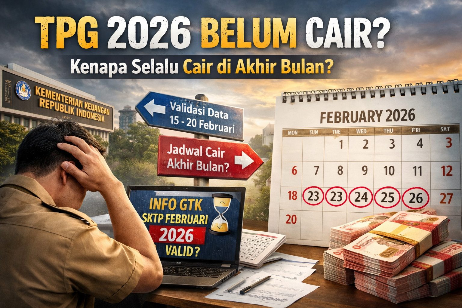 Kenapa TPG Februari 2026 diprediksi cair akhir bulan? Banyak guru salah paham soal SKTP bulanan dan validasi data. Baca ulasan lengkapnya di sini.