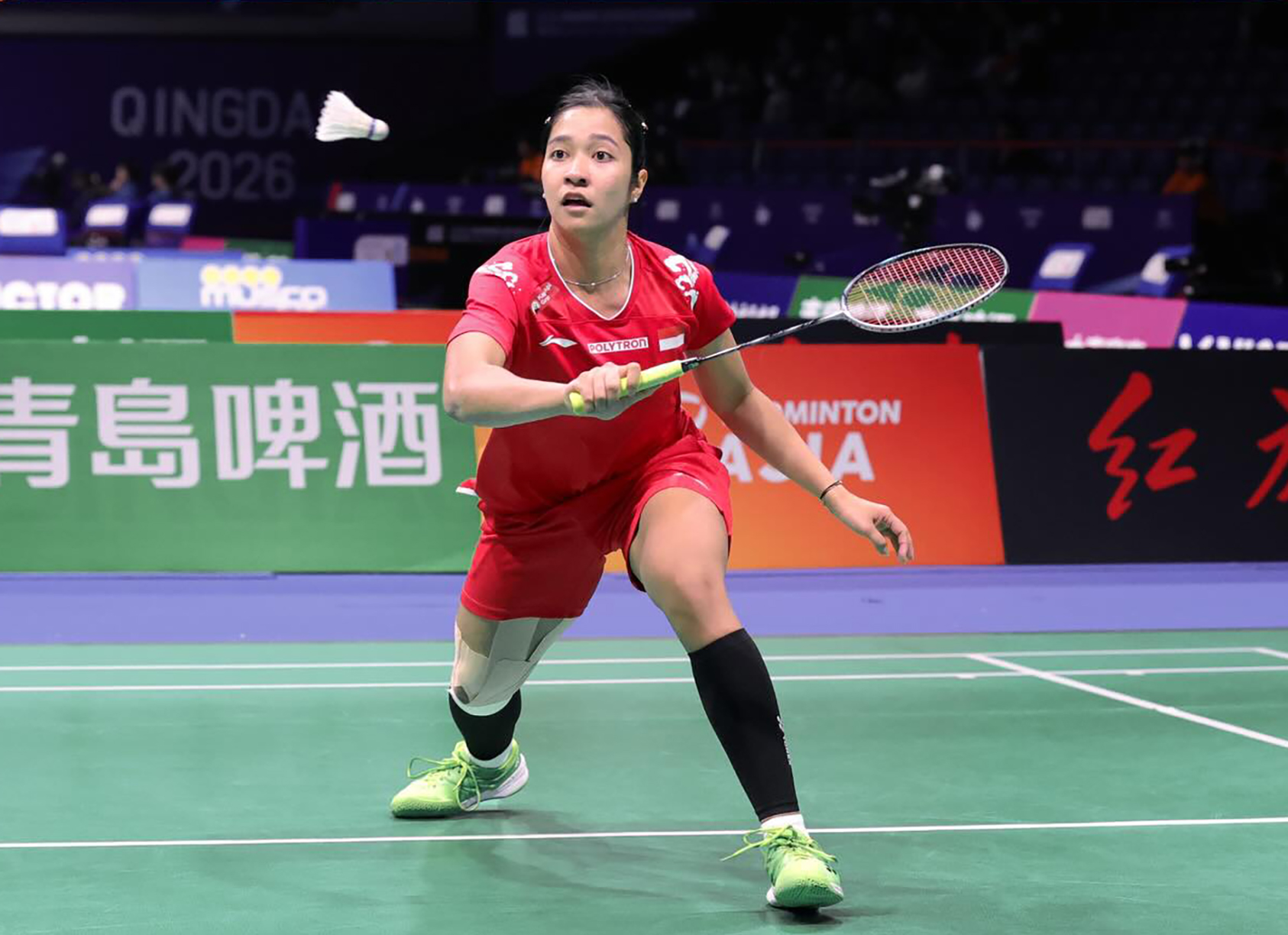 Ester Nurumi Tri Wardoyo menjadi penentu kemenangan tim Merah Putih pada laga perempatfinal Badminton Asia Team Championships (BATC) 2026.