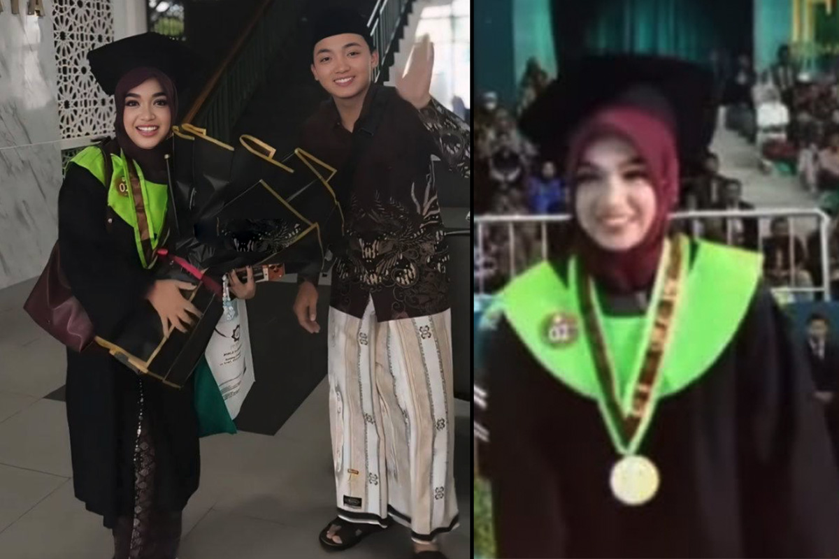 Ning Umi Laila Raih Gelar Magister S2 Ditemani Gus Anas Hidayatullah Setelah Umroh