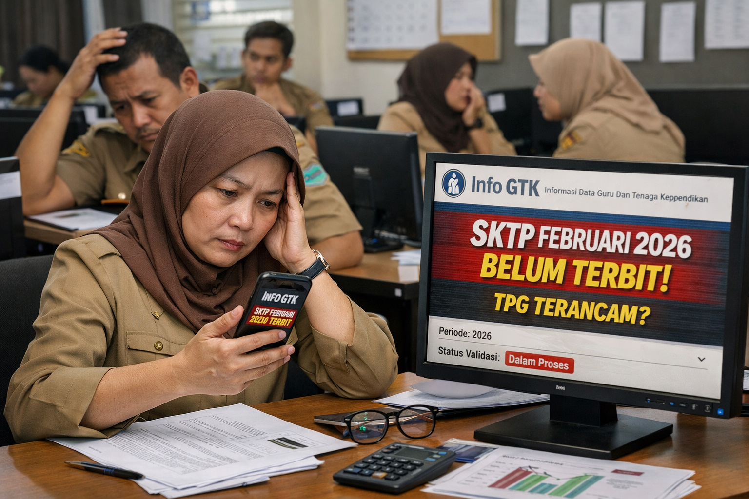 Info GTK 2026 bikin resah guru. SKTP Februari belum muncul, apakah tunjangan profesi aman? Ini fakta sebenarnya yang perlu diketahui guru.