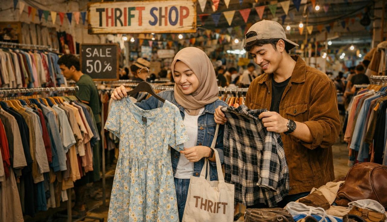 Tips saat thrifting agar outfit terlihat high-end