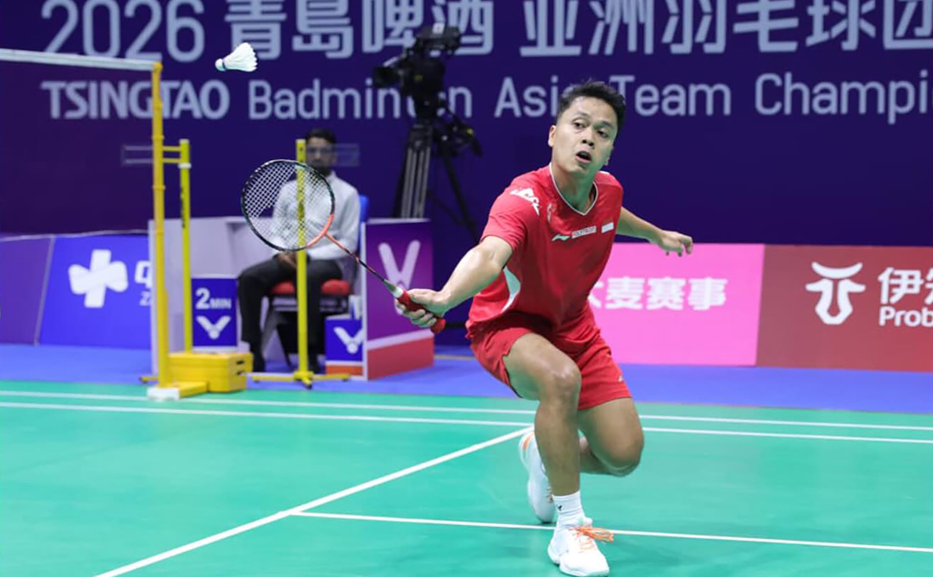 Anthony Sinisuka Ginting menempati peringkat ke-52 dari sebelumnya di posisi ke-62 dunia.