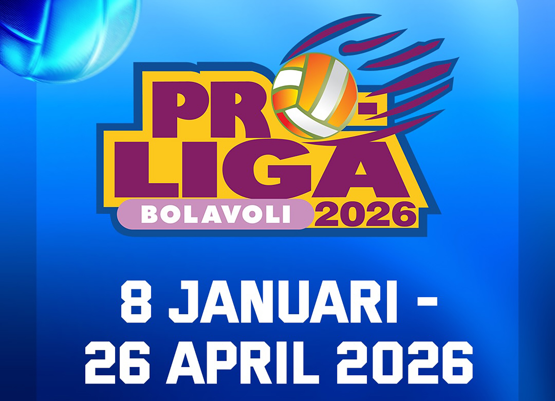 GOR Utama Bojonegoro siap menggelar lanjutan Proliga 2026 pada 12-15 Februari 2026.