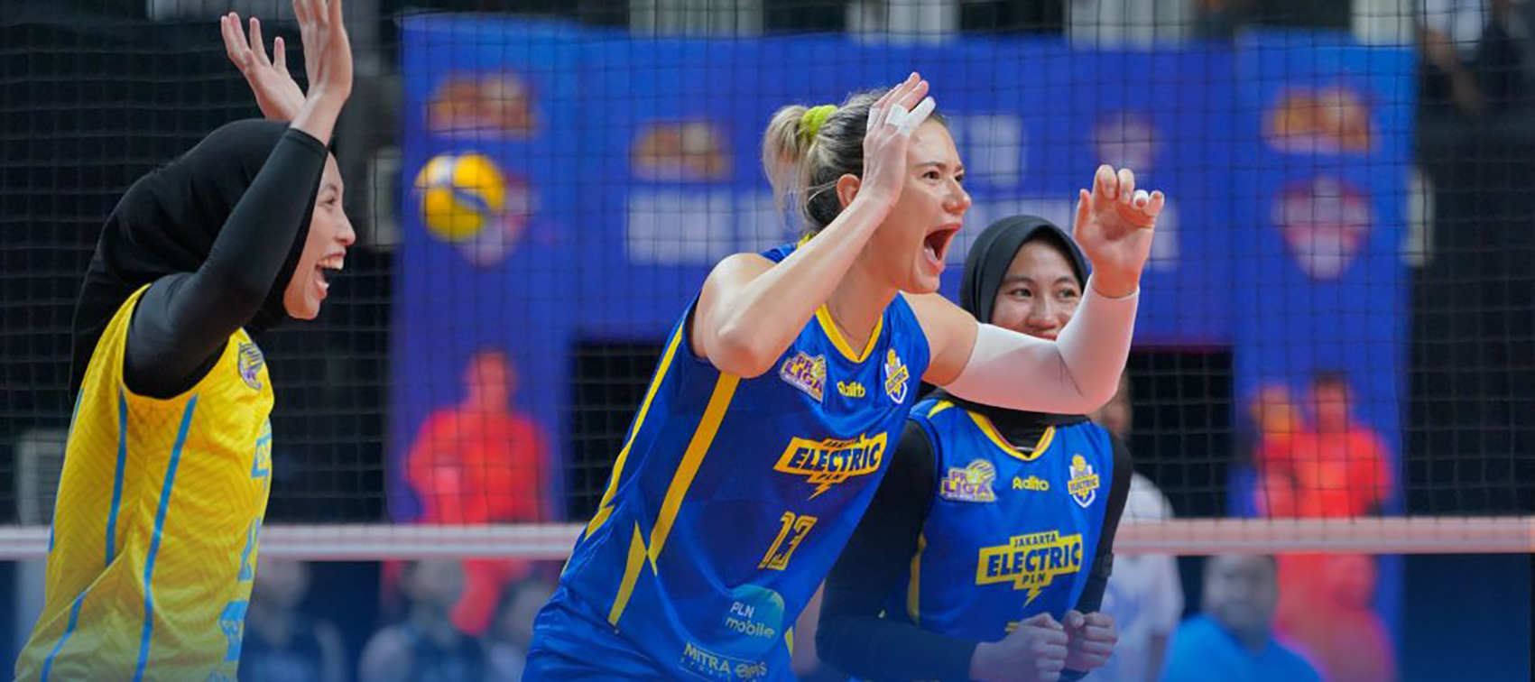 Jakarta Electric PLN berhasil mengalahkan Medan Falcons dengan skor 3-0 (25-21, 25-16, 25-22) di GOR Utama Bojonegoro, Kamis (12/2/2026).