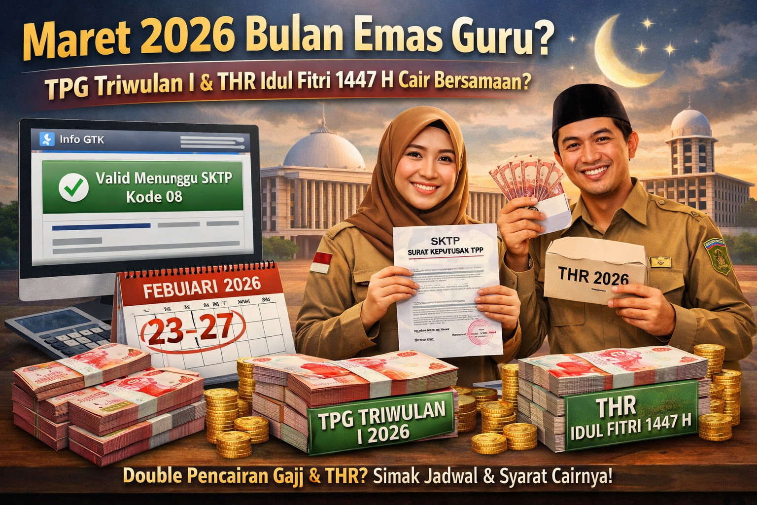 Update terbaru TPG 2026 dan SKTP: jadwal penerbitan, proses birokrasi, serta tips agar status Info GTK tetap valid tanpa kendala.