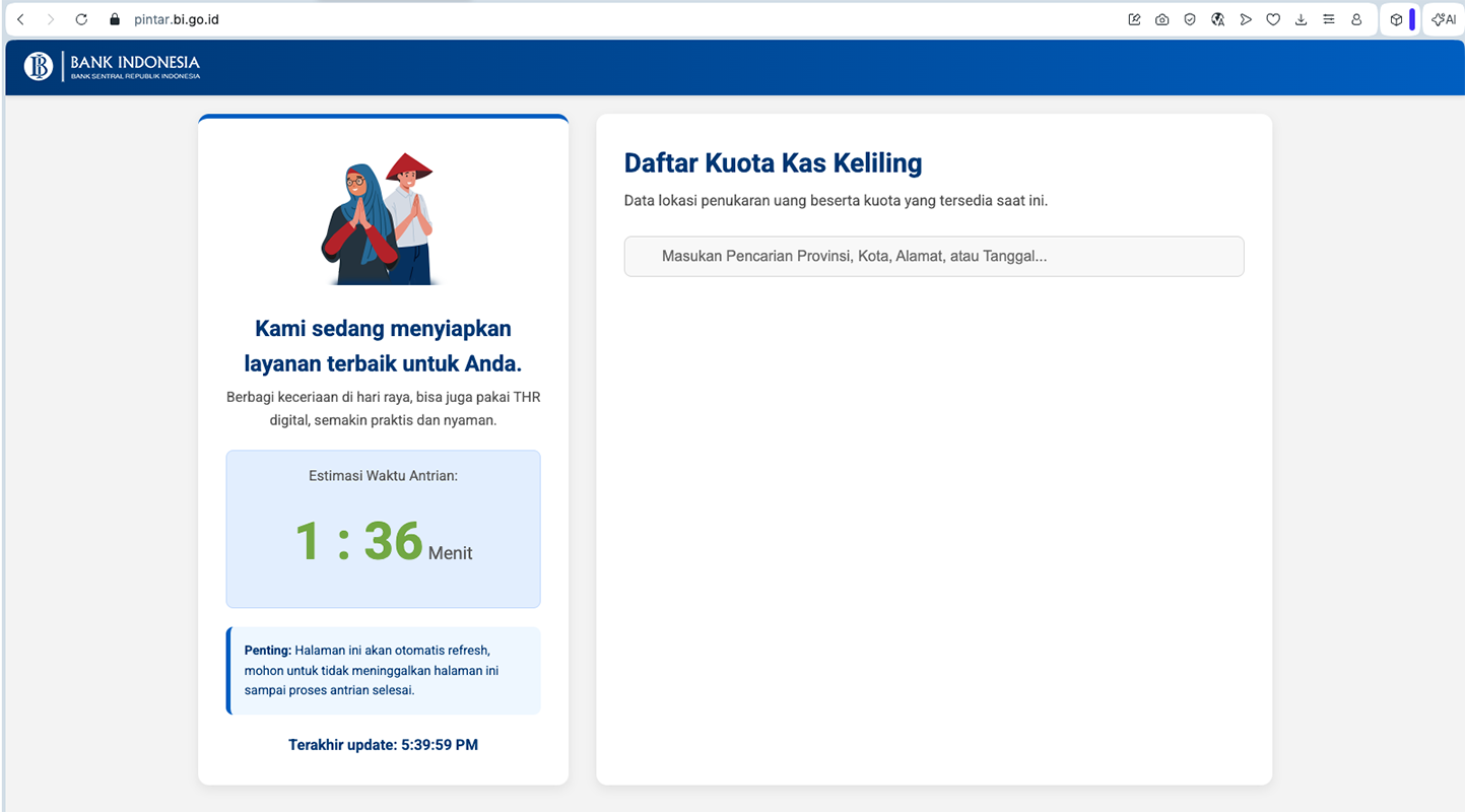 Harus Bersabar, Masih Dibuka Penukaran Uang Baru Lebaran di Bank Indonesia, Berikut Syarat, Cara, Jadwal&nbsp;Pemesanan dan Pengambilannya