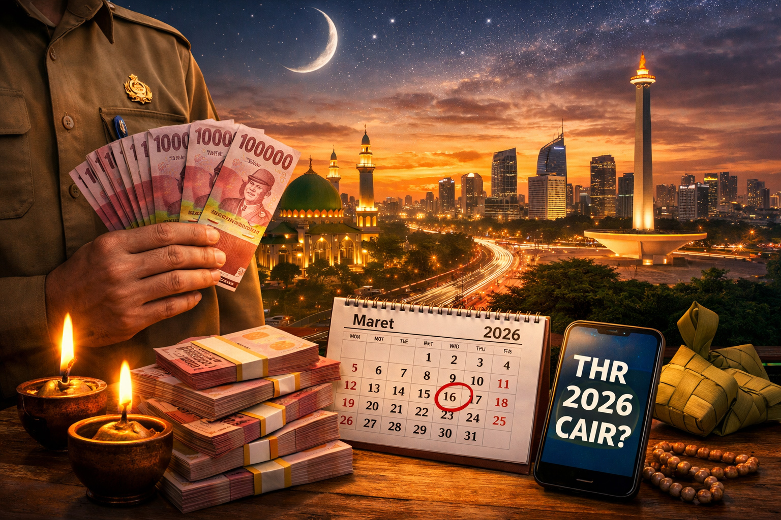 THR Idulfitri 2026 siap cair awal puasa? Simak penjelasan resmi dan prediksi tanggal pencairan untuk ASN seluruh Indonesia.