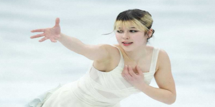 Olimpiade Seluncur Es Milan-Cortina, Alyssa Liu tampil dalam program pendek putri.( Sumber foto: Kokaido Yoshimoto )