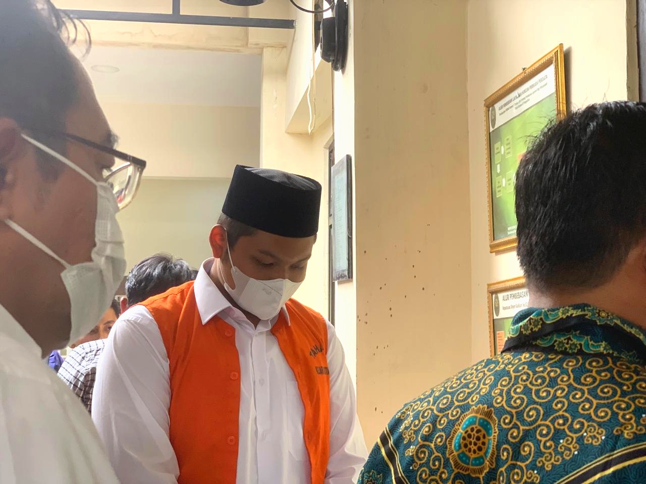 Terdakwa Chiko Raditya Agung Putra saat di sidangkan di Pengadilan Negeri Semarang.