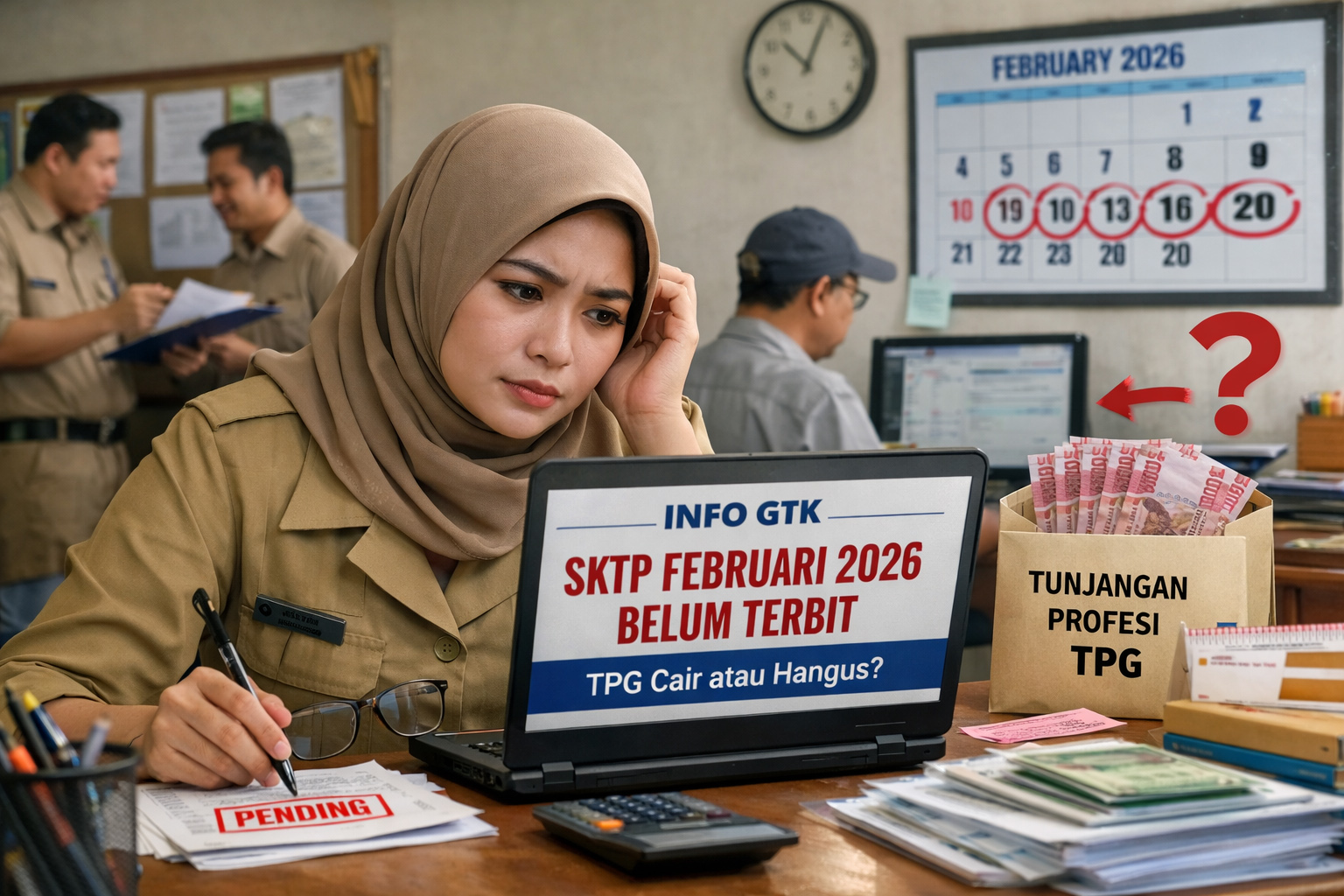 SKTP Februari 2026 belum terbit di Info GTK? Simak penjelasan lengkap soal TPG guru, SKTP susulan Januari, peluang rapel, dan jadwal validasi terbaru agar tidak panik.