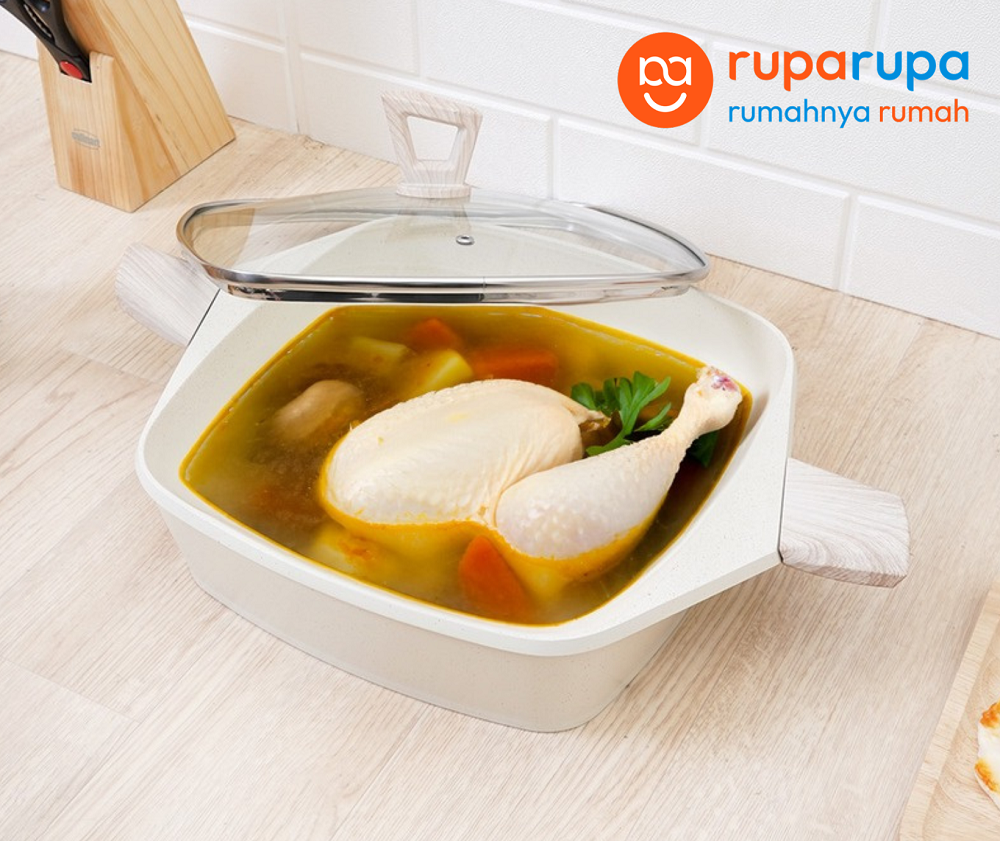 Temukan berbagai pilihan panci hingga teflon hanya di ruparupa. 