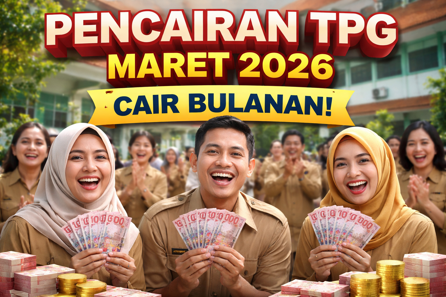 Update terbaru pencairan TPG Maret 2026! Skema bulanan mulai diuji coba. Cek siapa saja yang berhak menerima lebih awal dan bagaimana status SKTP Anda sekarang.