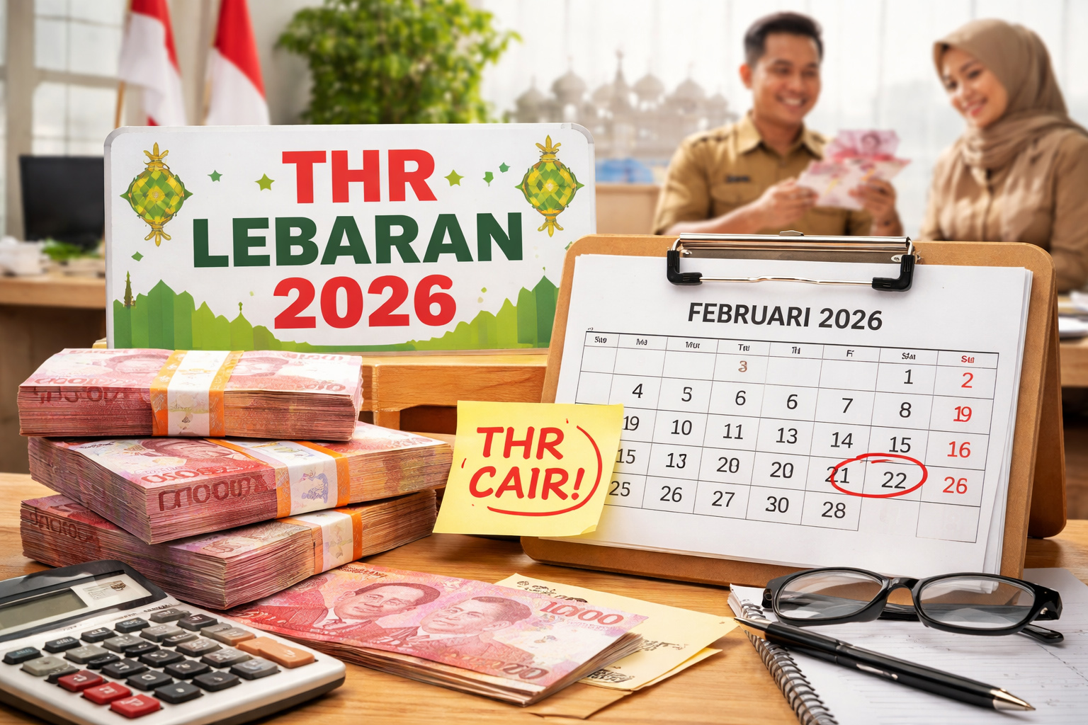 THR 2026 segera cair! Siapa saja yang dapat dan berapa besarannya? Simak bocoran jadwal dan hitungan lengkapnya di artikel ini.