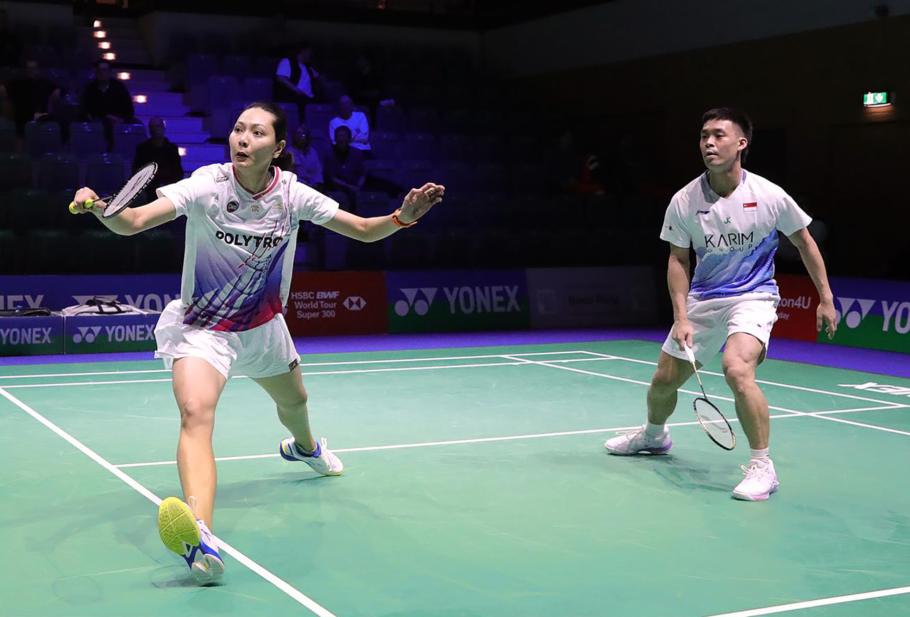 Hee Yong Kai Terry/Gloria Emanuelle Widjaja mengalahkan unggulan keempat Denmark, Mathias Christiansen/Alexandra Boje 21-19, 15-21, 21-11 dan melaju ke babak perempatfinal German Open 2026.
