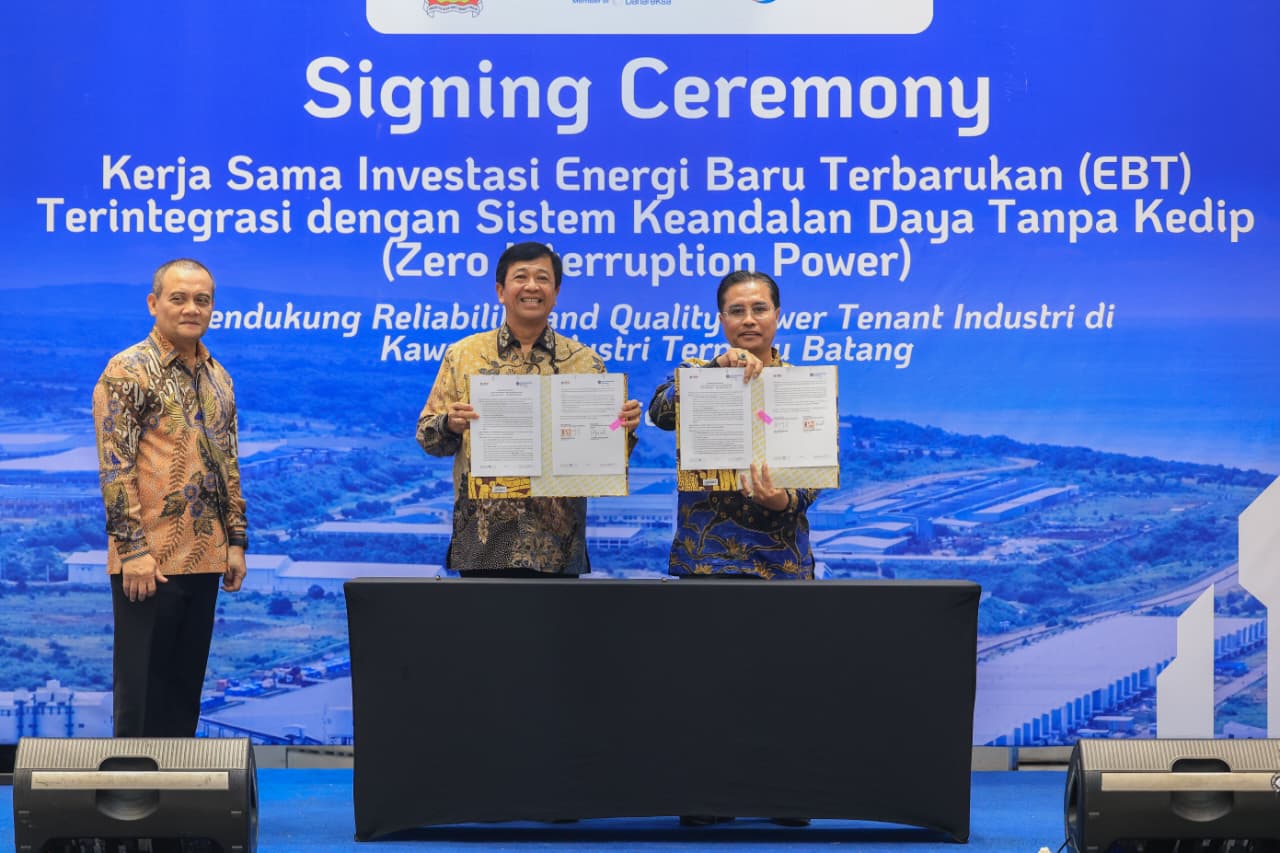 Penandatanganan nota kesepahaman dan Non-Disclosure Agreemet (NDA) yang ditandatangani oleh PT JPEN dengan KITB, di Jumat, 27 Februari 2026.