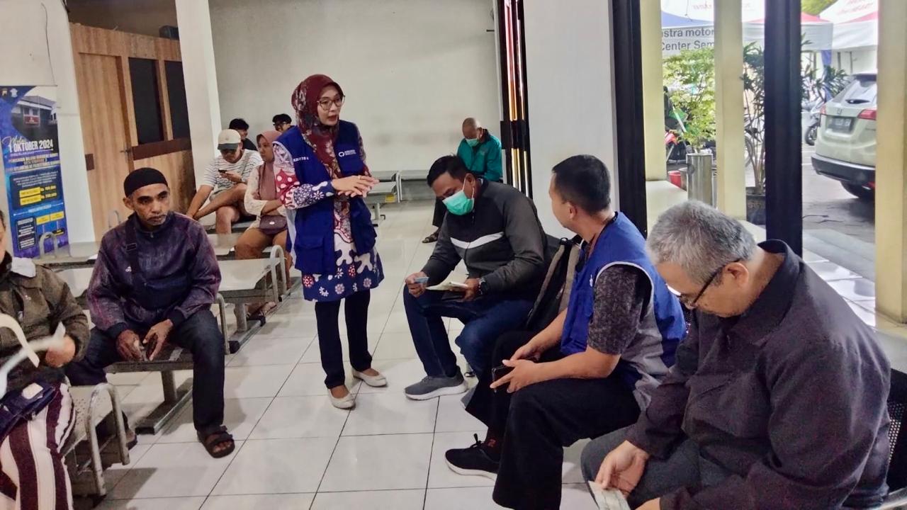 Ombudsman Republik Indonesia, melakukan inspeksi mendadak ke Samsat I Kota Semarang