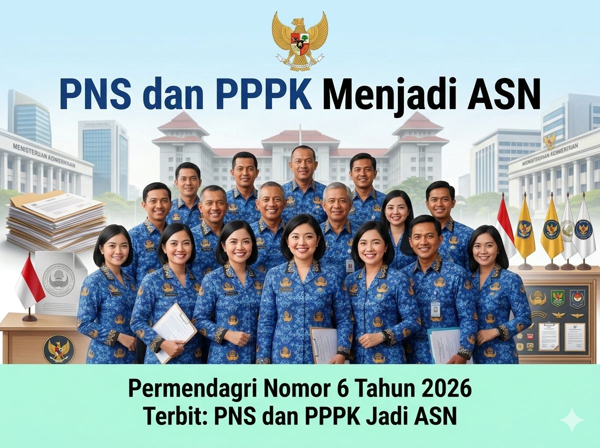 Permendagri Nomor 6 Tahun 2026 Terbit: PNS dan PPPK Menjadi ASN untuk Menghilangkan Perbedaan Kasta di Lingkungan Kerja 