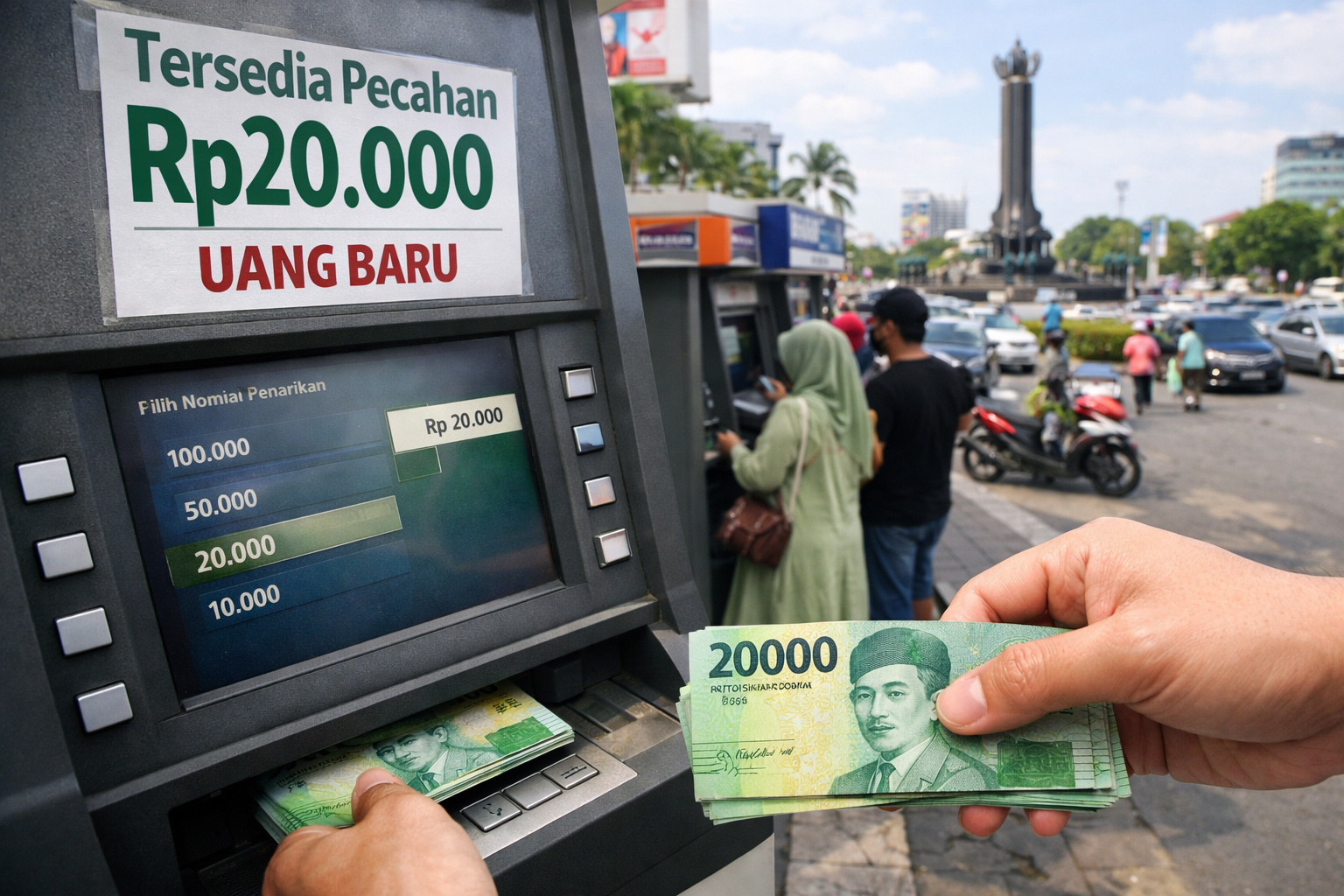 ATM pecahan Rp20.000 hadir di Semarang. Simak daftar lokasi terbaru dan tips mendapatkan uang baru jelang Lebaran 2026.