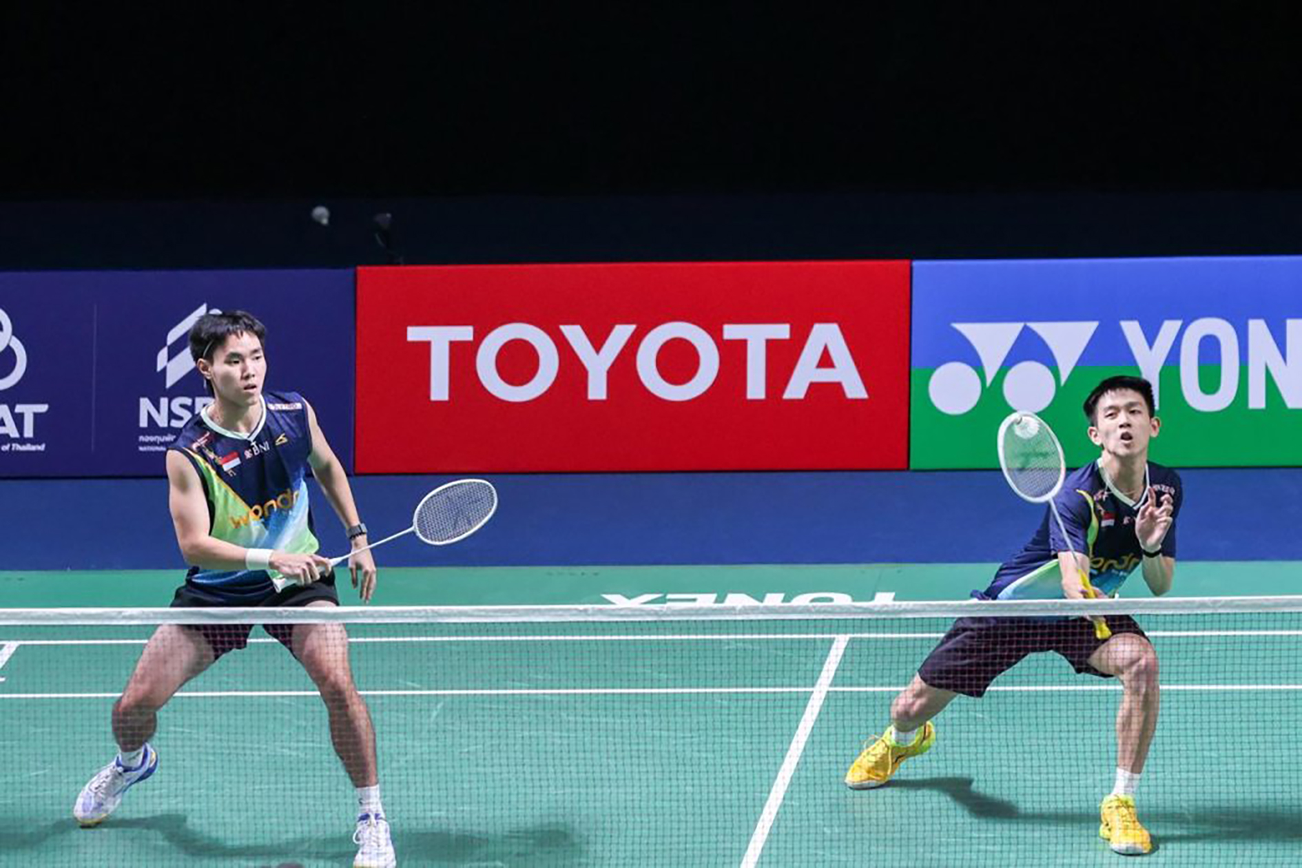 Raymond Indra/Nikolaus Joaquin akan menghadapi seniornya Fajar Alfian/Muhammad Shohibul Fikri di babak 16 besar All England 2026.