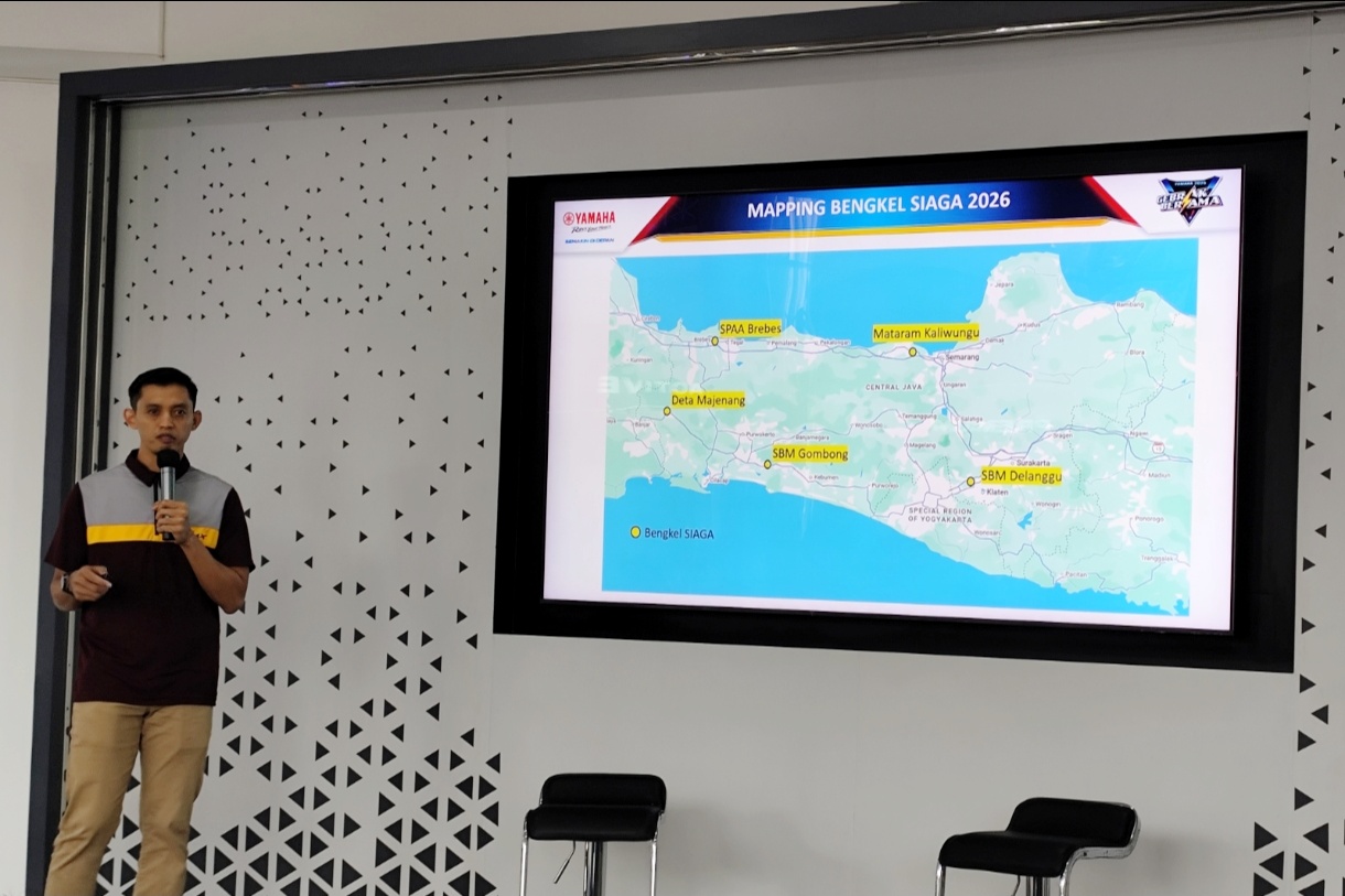 Salah satu dari Yamaha memberikan keterangan terkait program selama mudik lebaran 2026