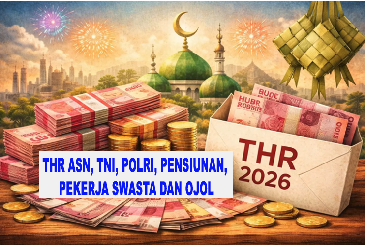 Manfaat Penyaluran THR 2026 ASN, TNI, Polri, Pensiunan, Pekerja Swasta, Ojol Dipercepat Diharapkan Dapat Meningkatkan Pertumbuhan Ekonomi Nasional 