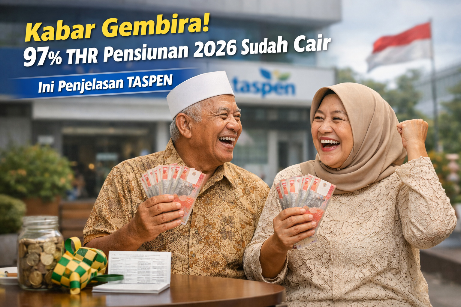 Informasi terbaru pencairan THR pensiunan 2026. PT TASPEN menyebut proses pembayaran berjalan cepat berkat transformasi digital layanan.