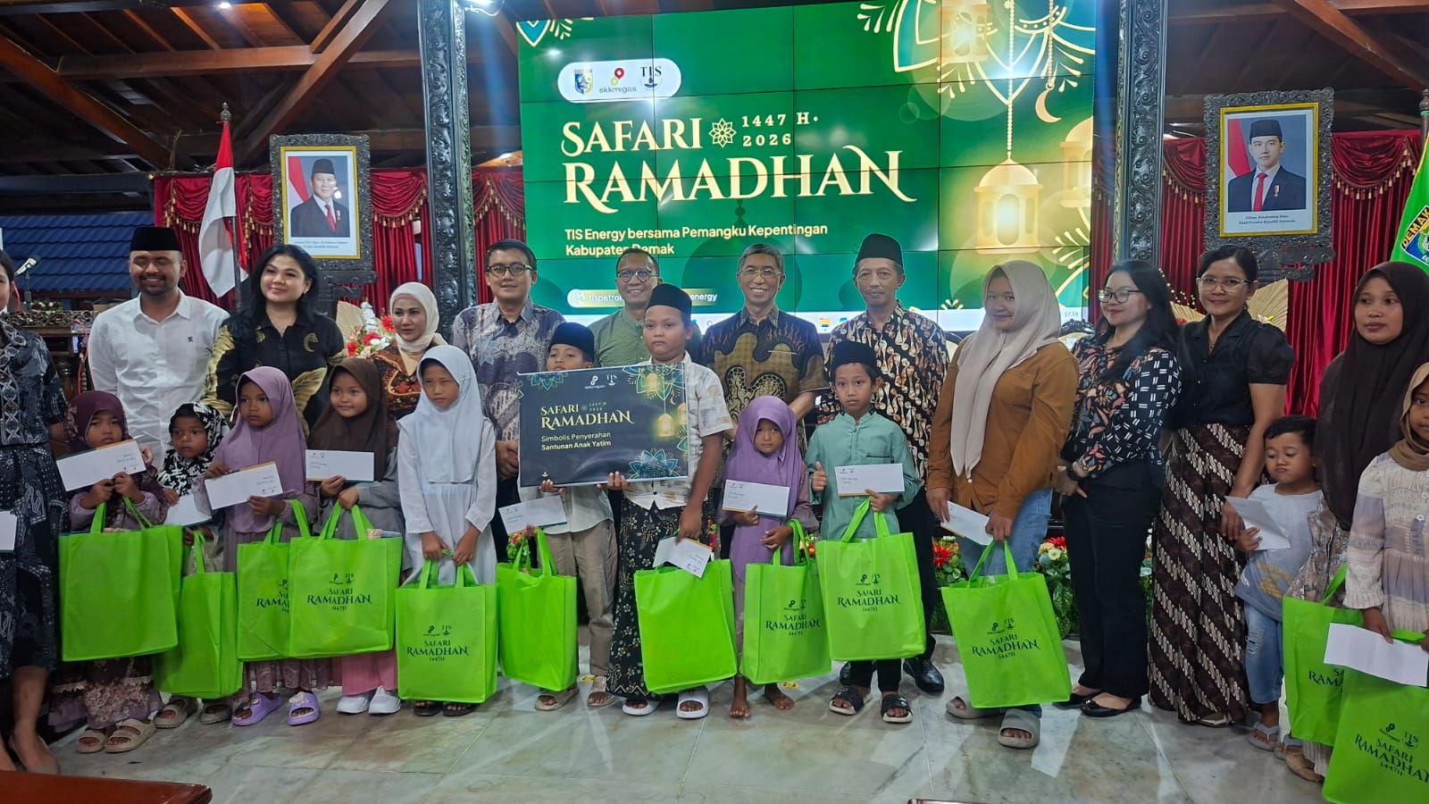 Safari Ramadan Perusahaan migas TIS Petroleum E&amp;P Blora Pte. Ltd di Pendopo Demak.(Wahibpribadi)