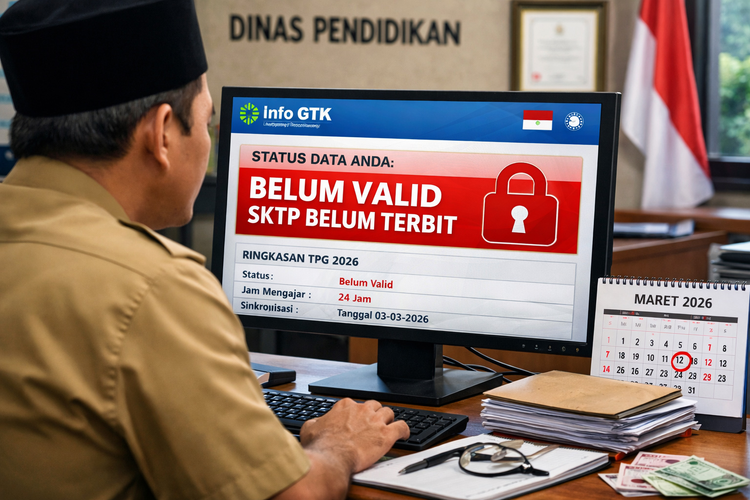 Jadwal sinkronisasi Dapodik dimajukan hingga 7 Maret 2026. Simak penjelasan lengkap proses validasi Info GTK dan penyebab SKTP guru belum terbit.