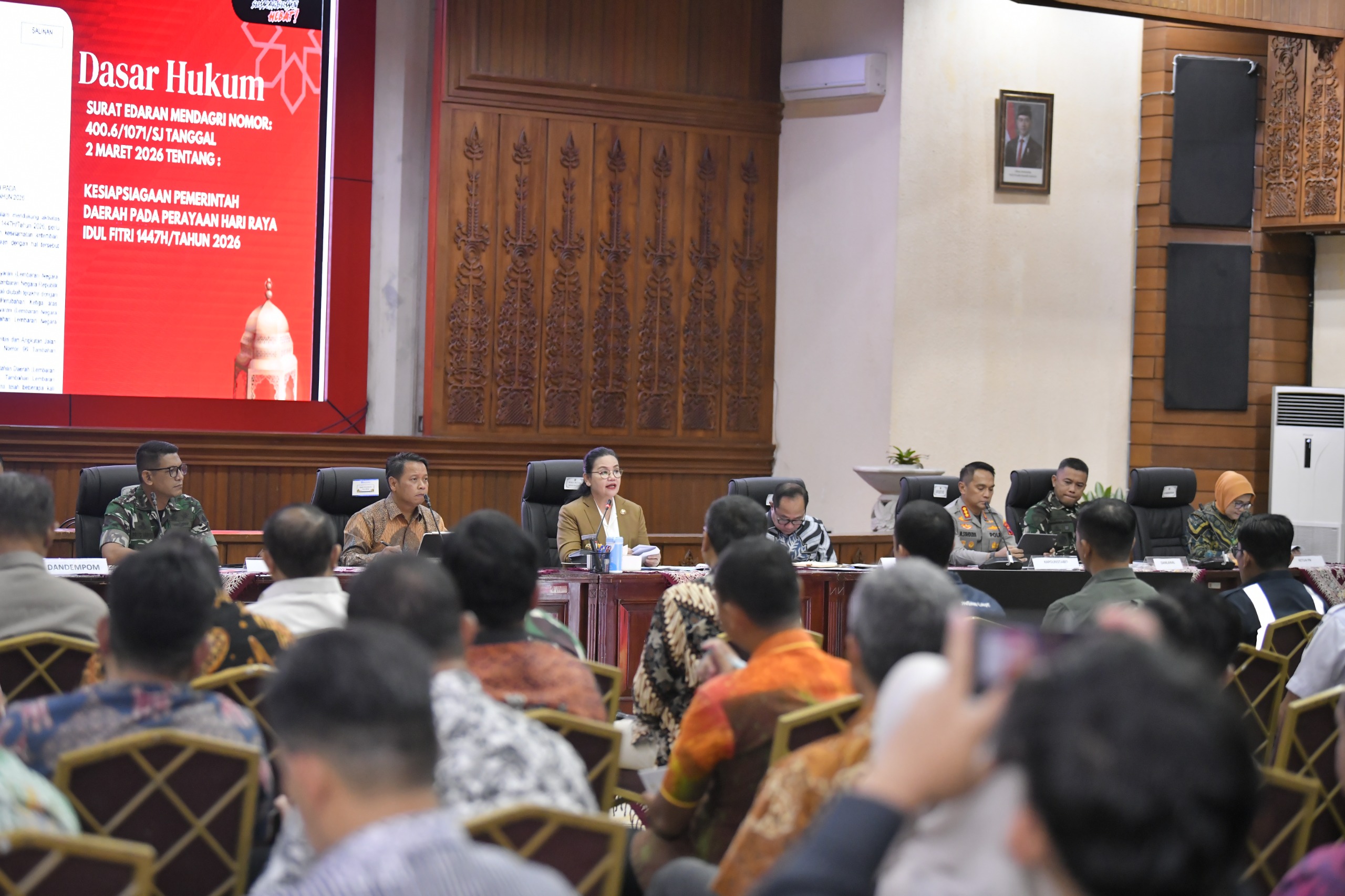 Pemkot Semarang memperkuat kesiapsiagaan menghadapi arus mudik dan perayaan Idul Fitri 1447 Hijriah, Kamis (12/3).