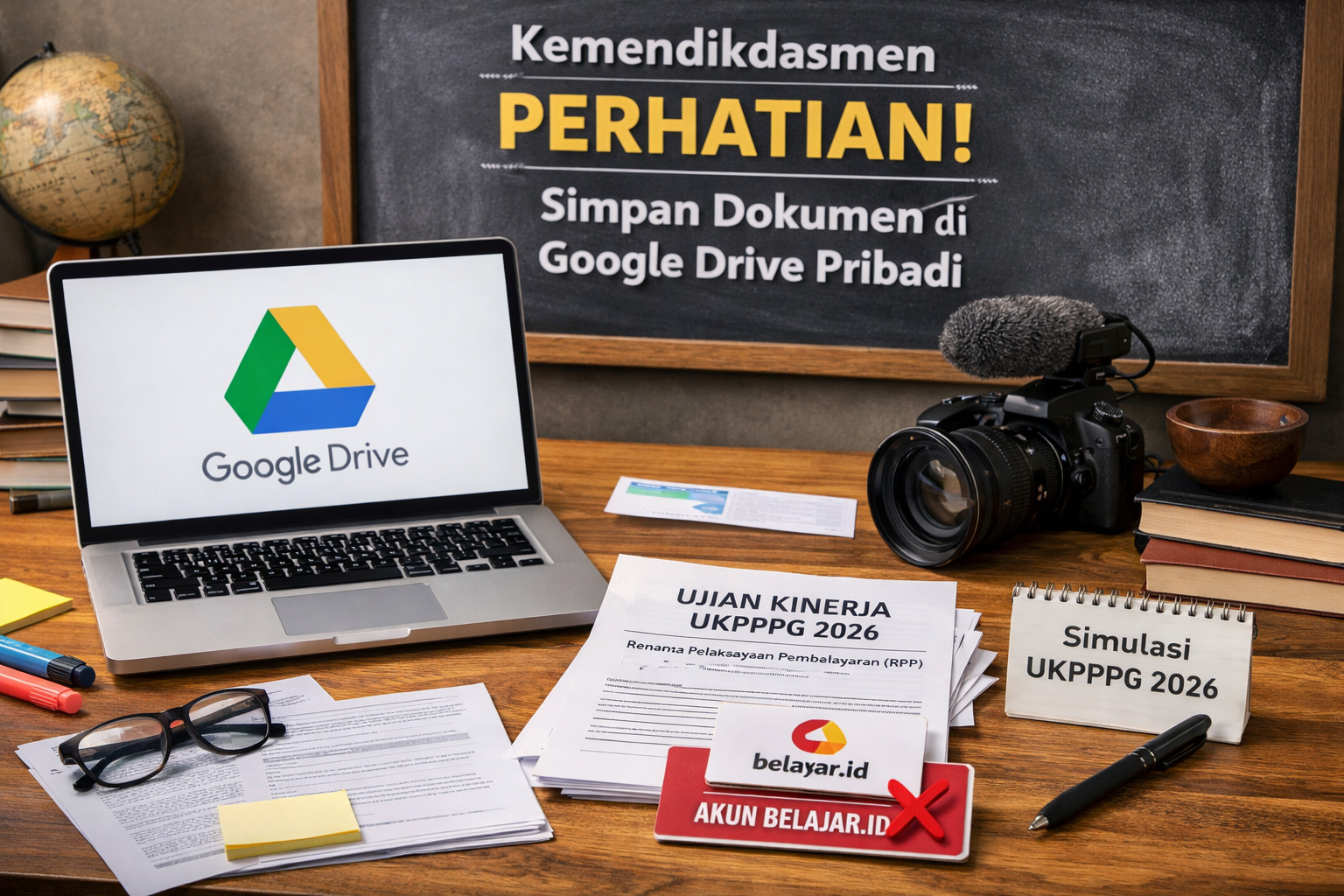 Banyak peserta bertanya mengapa dokumen UKPPPG tidak boleh disimpan di akun belajar.id. Kebijakan ini dijelaskan langsung oleh Kementerian Pendidikan Dasar dan Menengah untuk menjaga keamanan dan akse