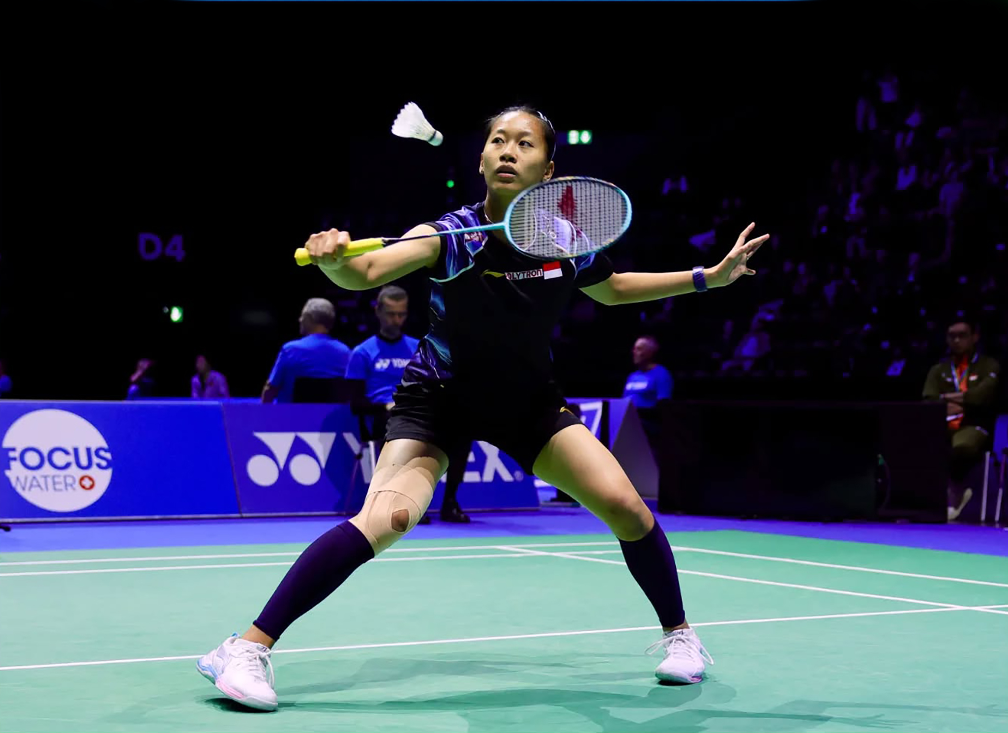Putri Kusuma Wardani melaju ke babak semifinal Swiss Open 2026 usai mengalahkan wakil Thailand, Pitchamon Opatniputh dua gim langsung 21-18, 21-19.