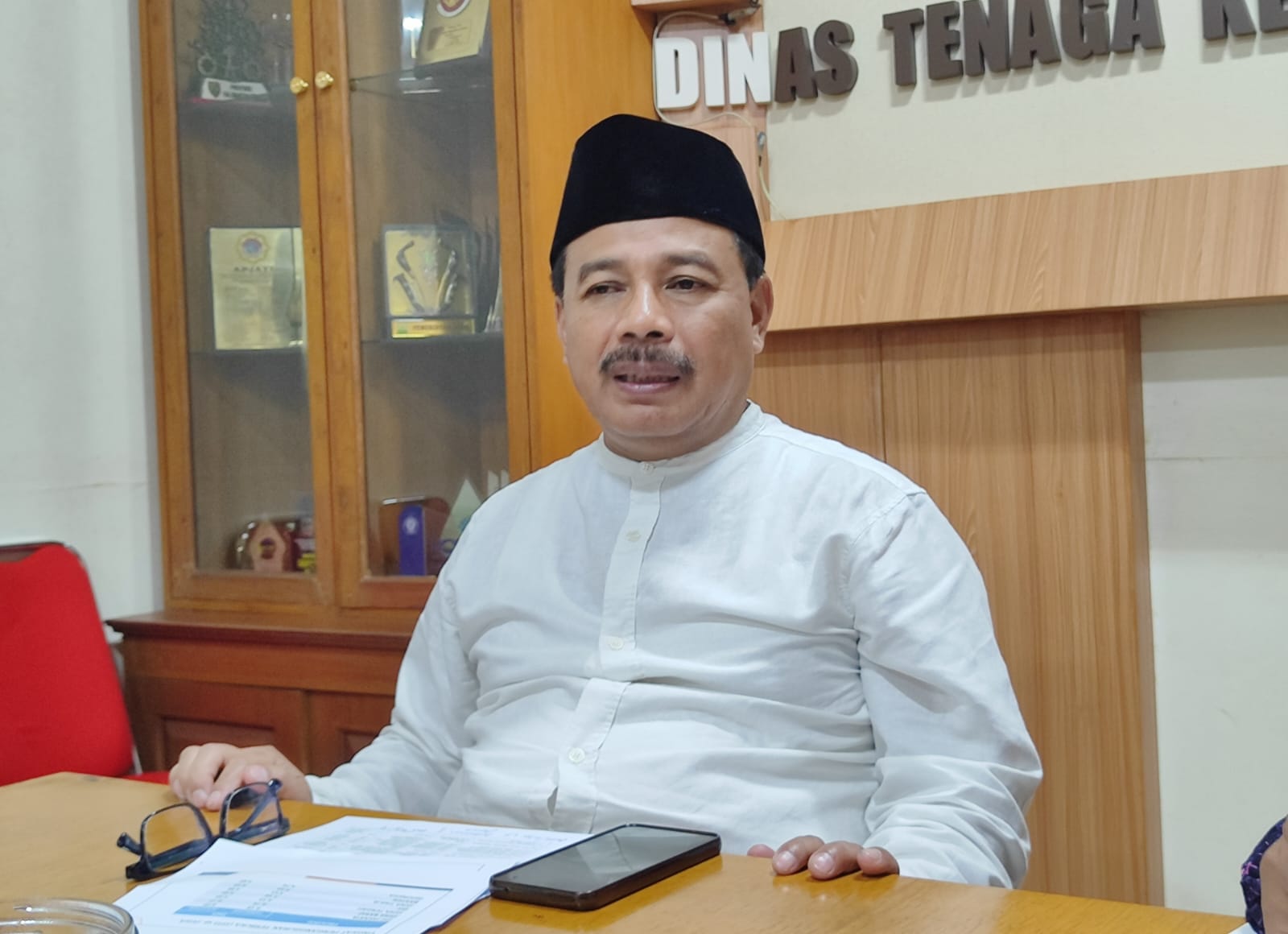 Kepala Disnakertrans Jateng Ahmad Aziz.