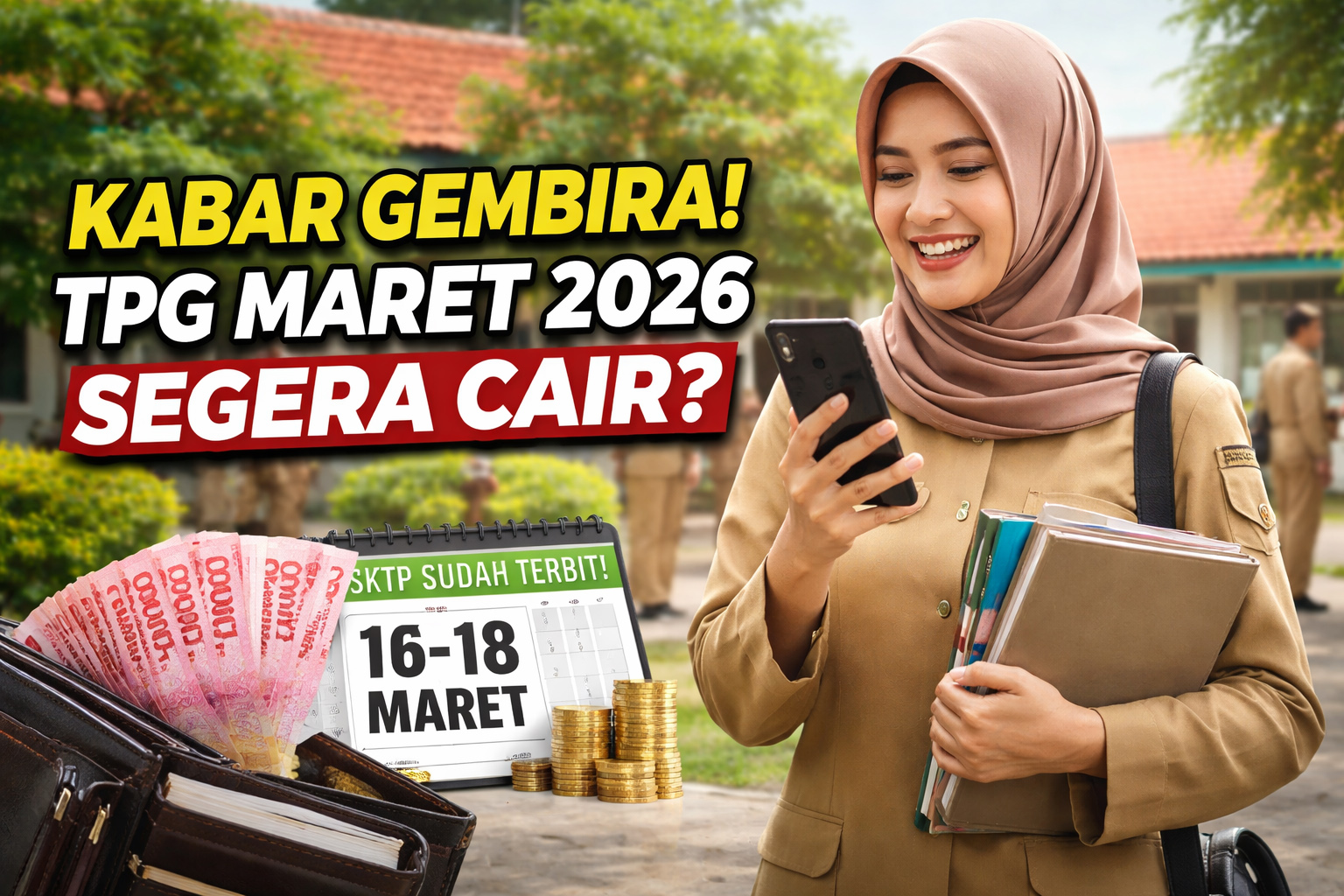 Pencairan Tunjangan Profesi Guru Maret 2026 menjadi kabar yang ditunggu banyak guru. Dengan terbitnya SKTP pada 11 Maret, proses pencairan diperkirakan segera memasuki tahap akhir.