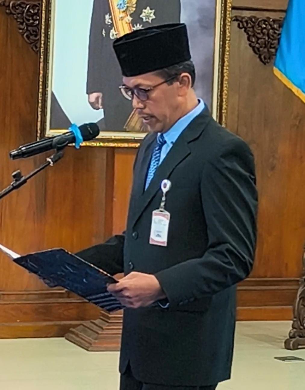 Wali Kota Robby Hernawan resmi melantik drs. Muthoin MSi sebagai Sekretaris Daerah (Sekda) definitif Kota Salatiga pada Selasa (17/3/2026).
