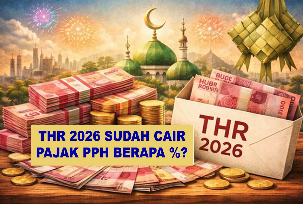 THR 2026 Cair Namun Kena Pajak PPh Berapa Persen? Begini penjelasannya