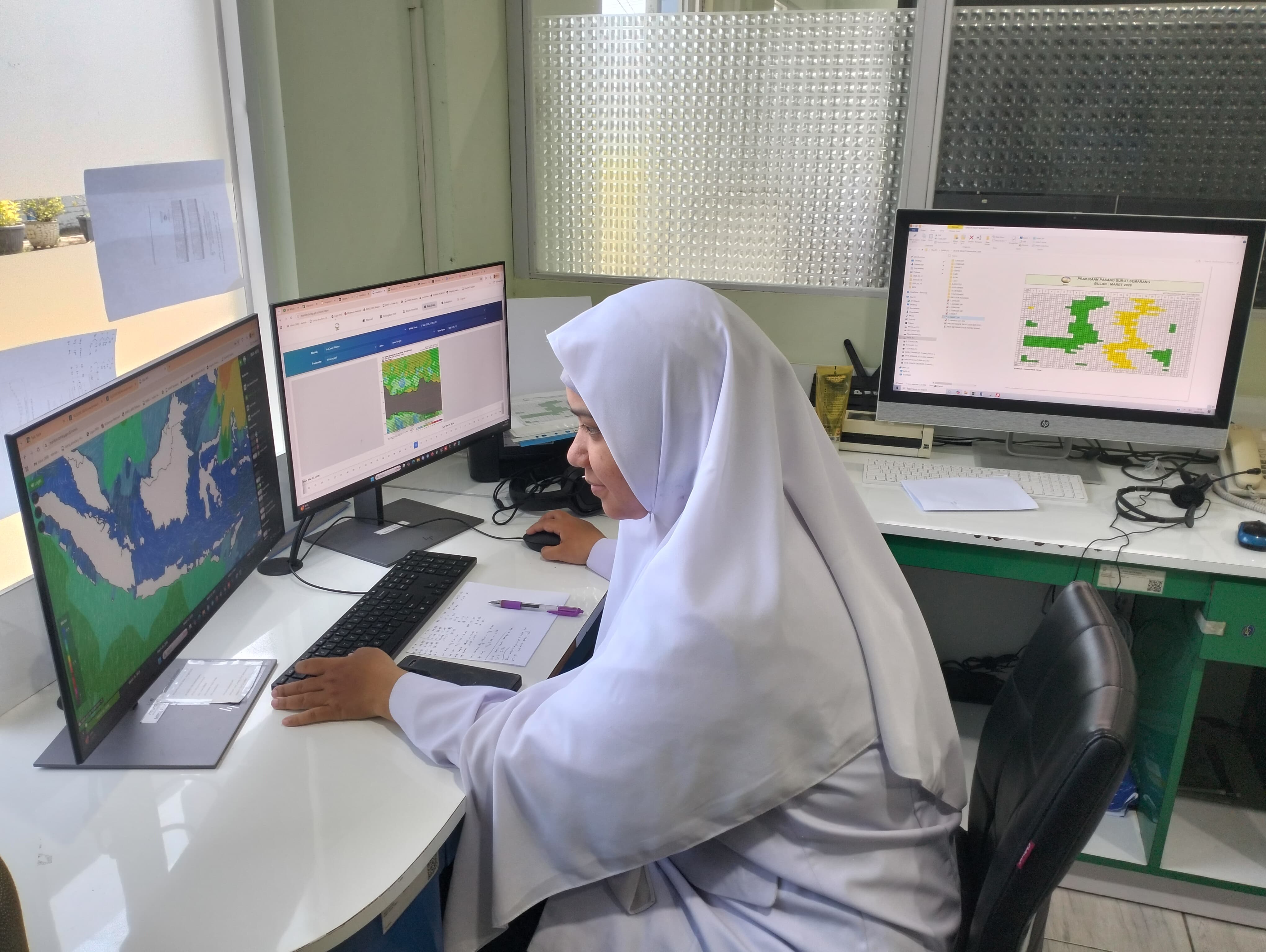 Prakirawan Stasiun Meteorologi Maritim Tanjung Mas Semarang, Shafira Tsanyfadhila