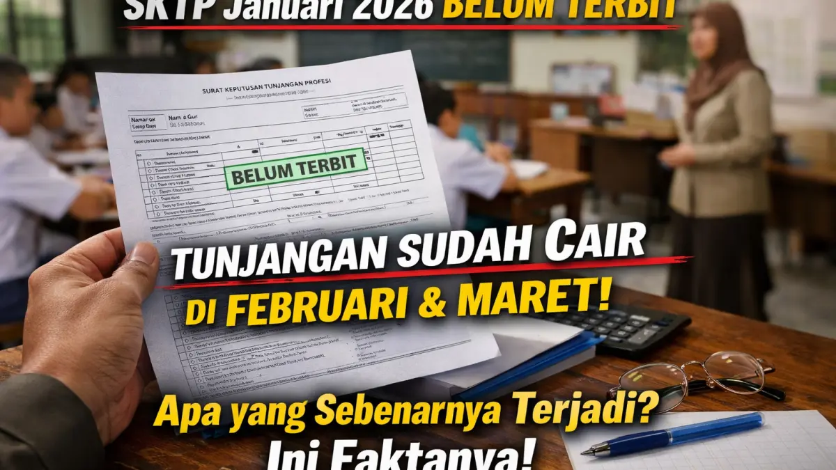 Banyak guru panik tunjangan Januari dianggap hangus. Benarkah demikian? Simak penjelasan lengkap soal mekanisme tersembunyi yang justru bisa menguntungkan.