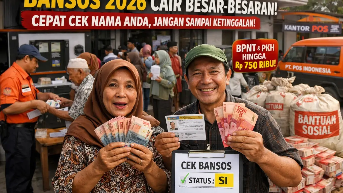 Gelombang pencairan bansos mulai masif, tapi tidak semua orang dapat. Cek sekarang apakah nama Anda termasuk penerima
