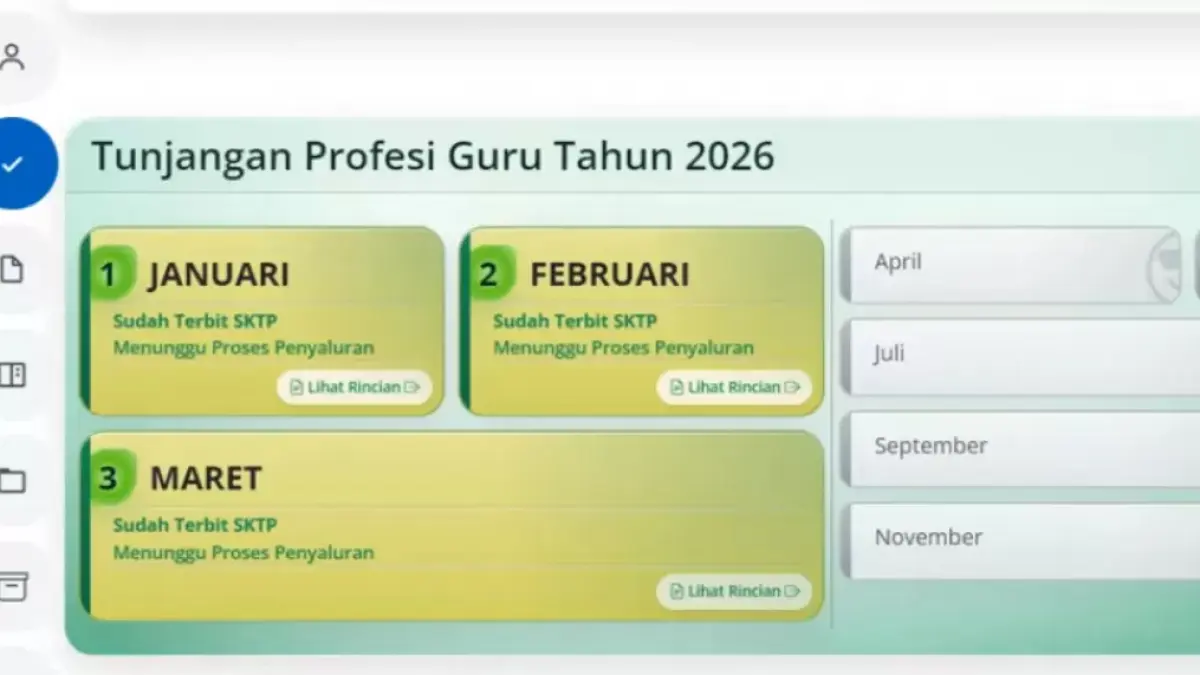 Pemerintah akhirnya merombak sistem pencairan tunjangan guru. Simak detail lengkap 4 pendapatan yang cair sekaligus dan perubahan besar TPG yang bikin guru lebih sejahtera.