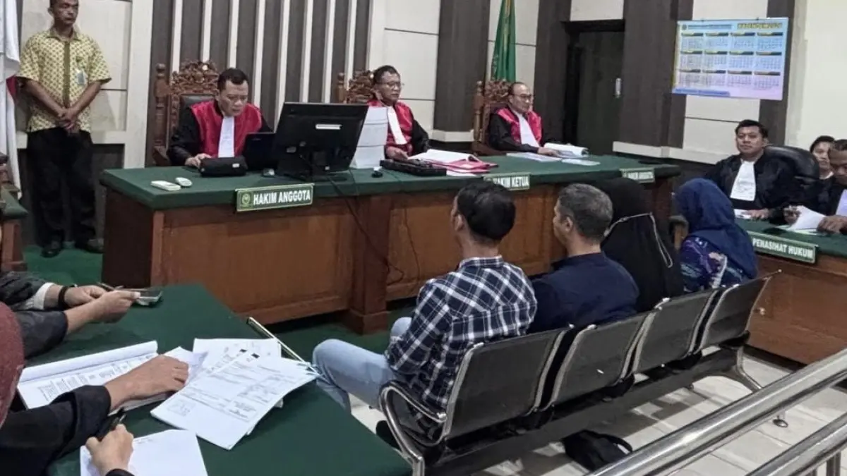 Sidang Vonis Kasus Korupsi Pengadaan Ipal RSUD di Pengadilan Tipikor Semarang. Devi Khofifatur Rizky/Jawa Pos Radar Semarang