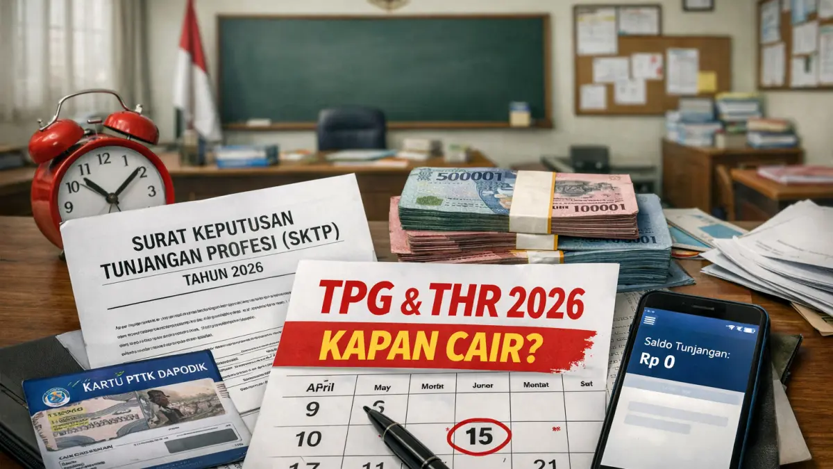 TPG 2026 Sudah Cair di Beberapa Daerah, Tapi Masih Banyak yang Menunggu,Sistem yang Masih Jadi Kendala

