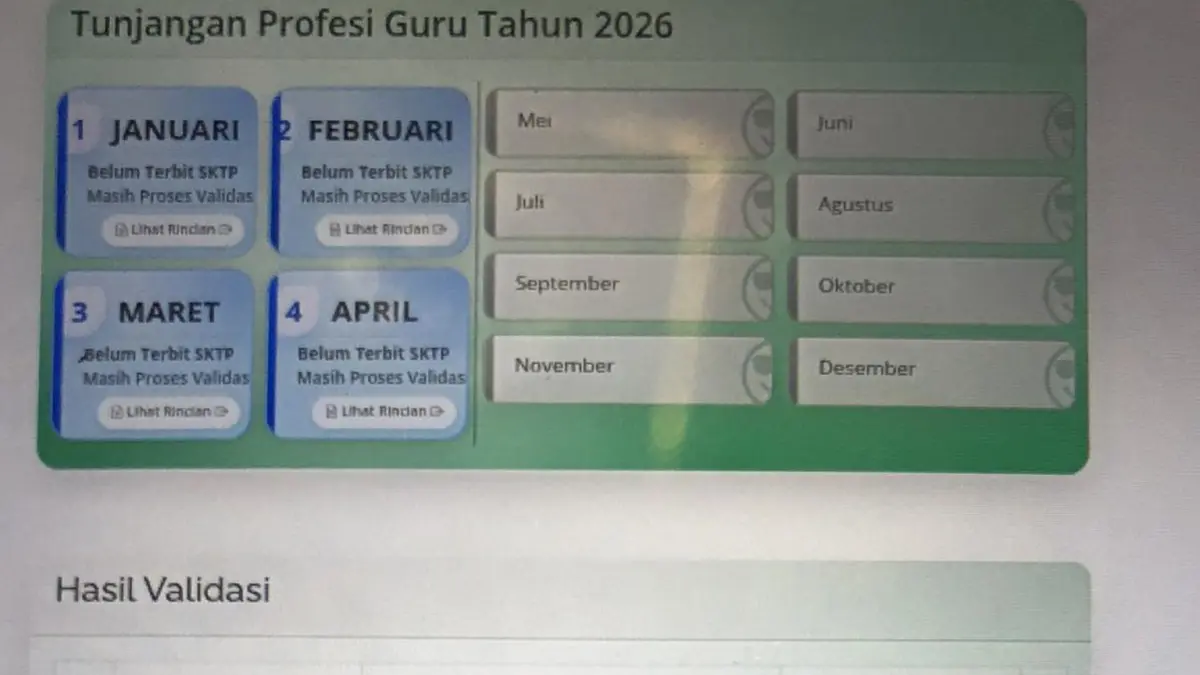 Kabar terbaru pencairan TPG bikin guru sumringah! SKTP sudah terbit, rapelan siap masuk rekening. Simak jadwal lengkap dan siapa saja yang berpeluang cair lebih dulu.