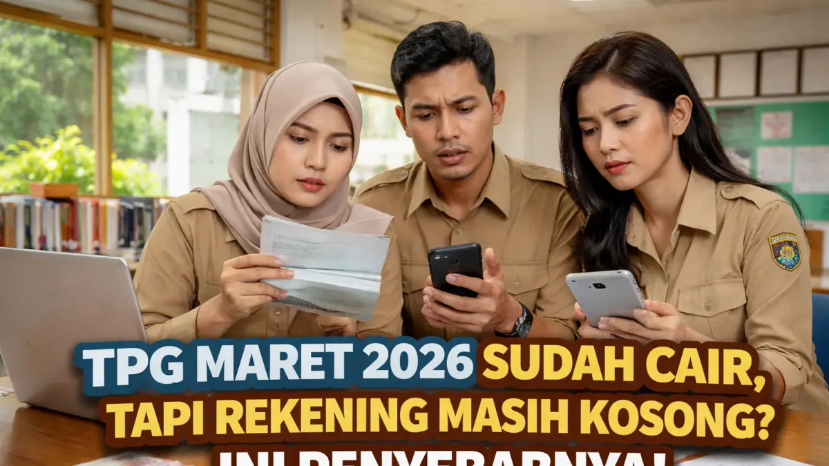 Sebagian guru sudah menikmati pencairan TPG sejak pertengahan Maret, namun banyak lainnya masih menunggu. Apa sebenarnya yang terjadi? Simak penjelasan lengkapnya di sini.