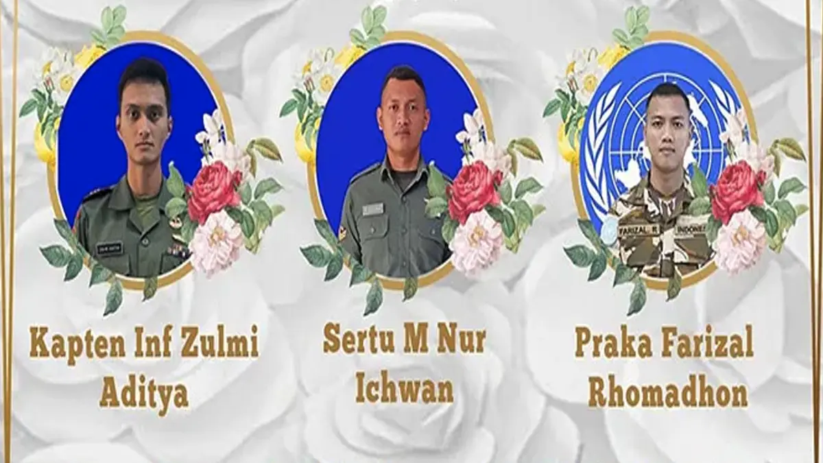 3 Prajurit TNI yang Gugur Kena Serangan Israel Dinaikkan Pangkatnya, Ahli Waris Dapat Santunan 